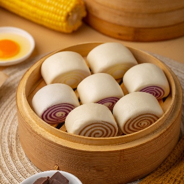 Fancy steamed Bun
